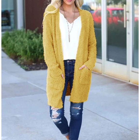 soft chunky knit cardigan